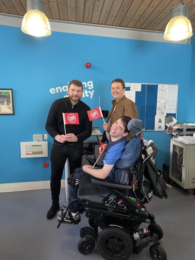 The UK office supported The White Lodge Centre, Suffolk Mind, and Felixstowe Seafarers Centre—helping children with disabilities, promoting mental health, and aiding seafarers.