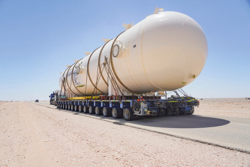 Oman Heavy Lift Project, The 700 km journey to the Port of Duqm, Oman