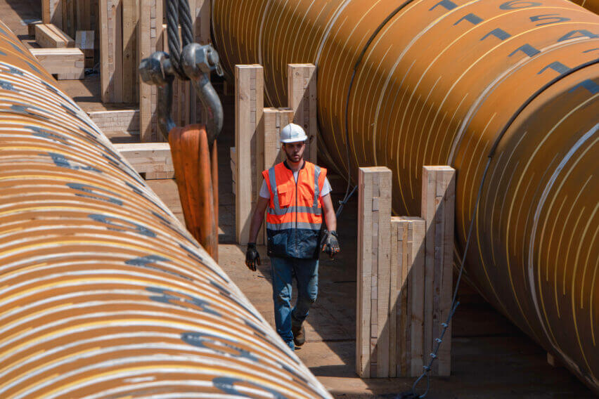 Baltic Eagle Project, Pin Piles, Spain to the Netherlands