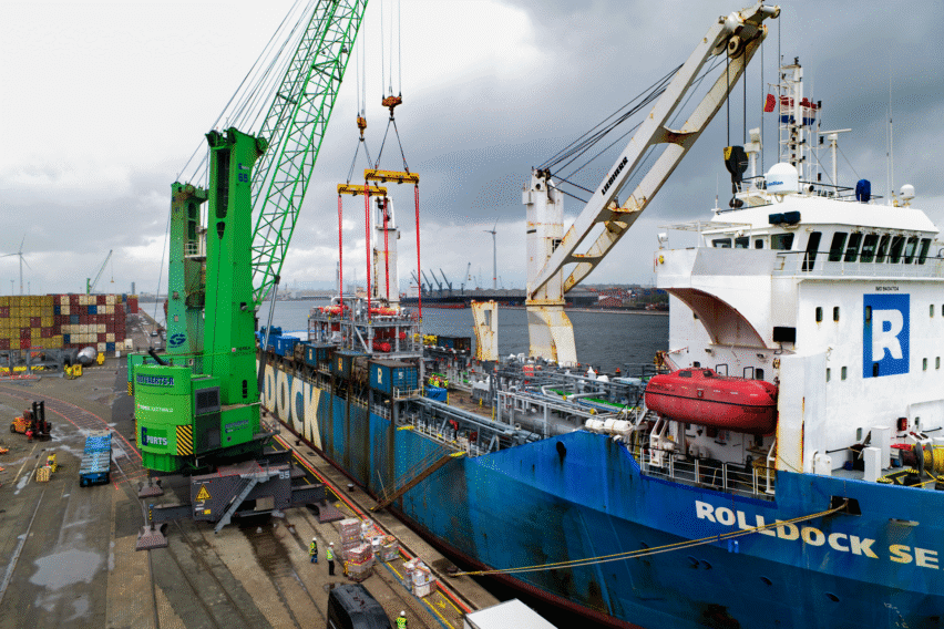 INEOS, Discharging operations at the Port of Antwerp, Belgium