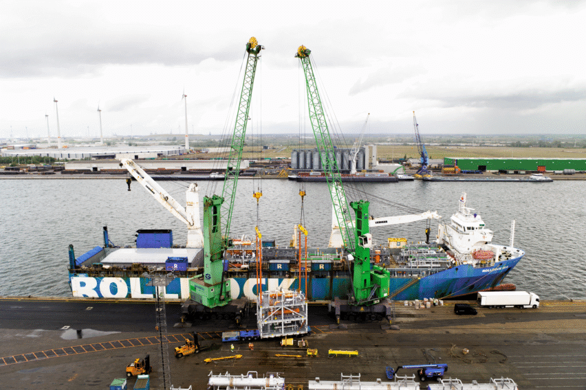 INEOS, Discharging operations at the Port of Antwerp, Belgium