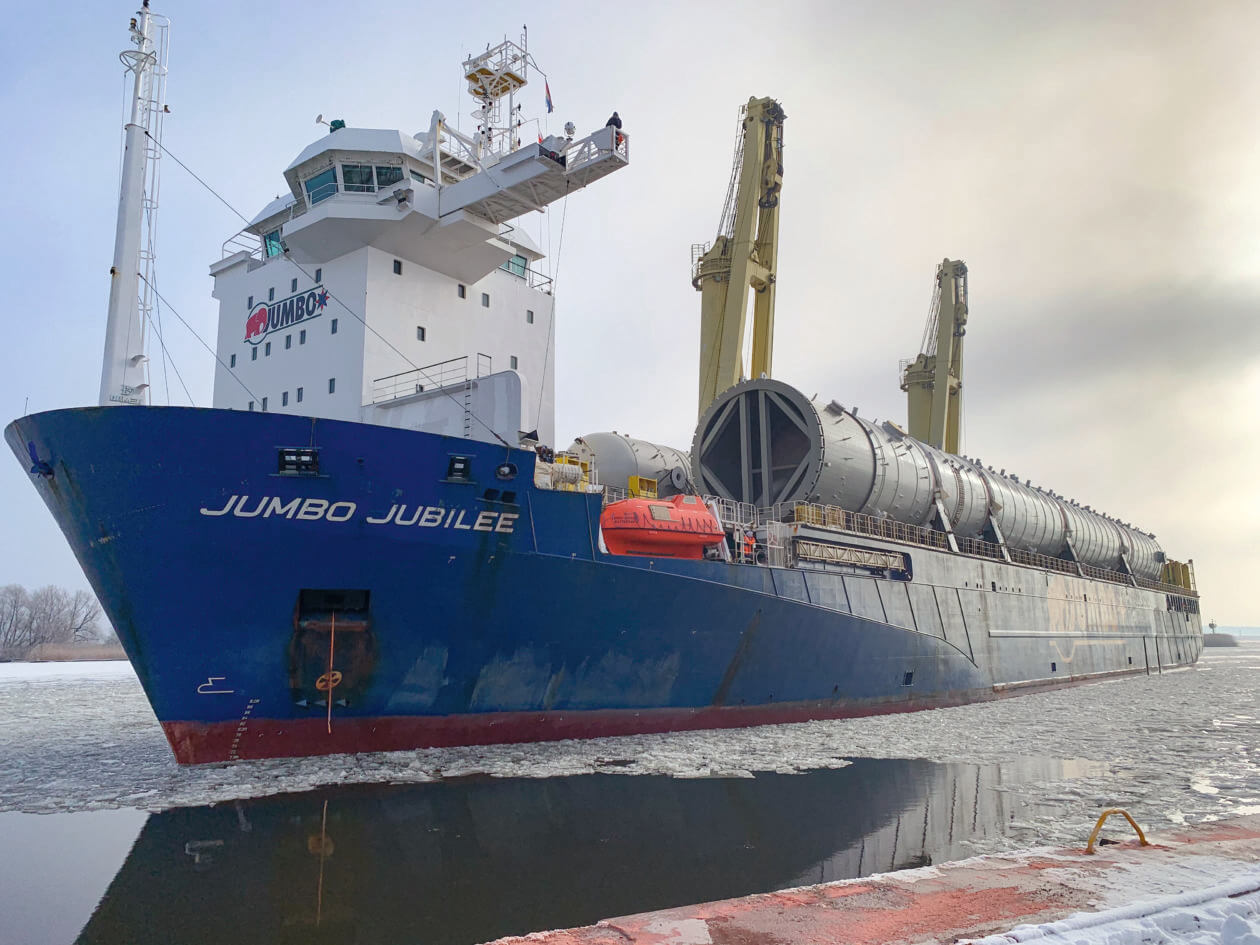 EGAT Project, Cargo arriving at the Port of Morski, Poland