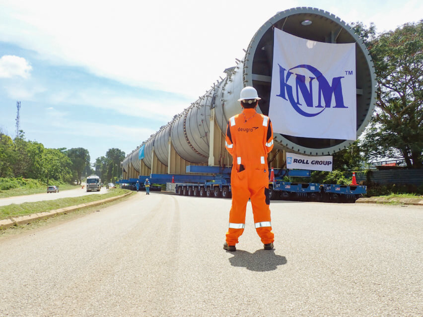 Long Son A1 Olefins Plant Project in Vietnam, Pre-carriage from the production yard in the Gebeng industrial area in Kuantan, Malaysia to Kuantan Port