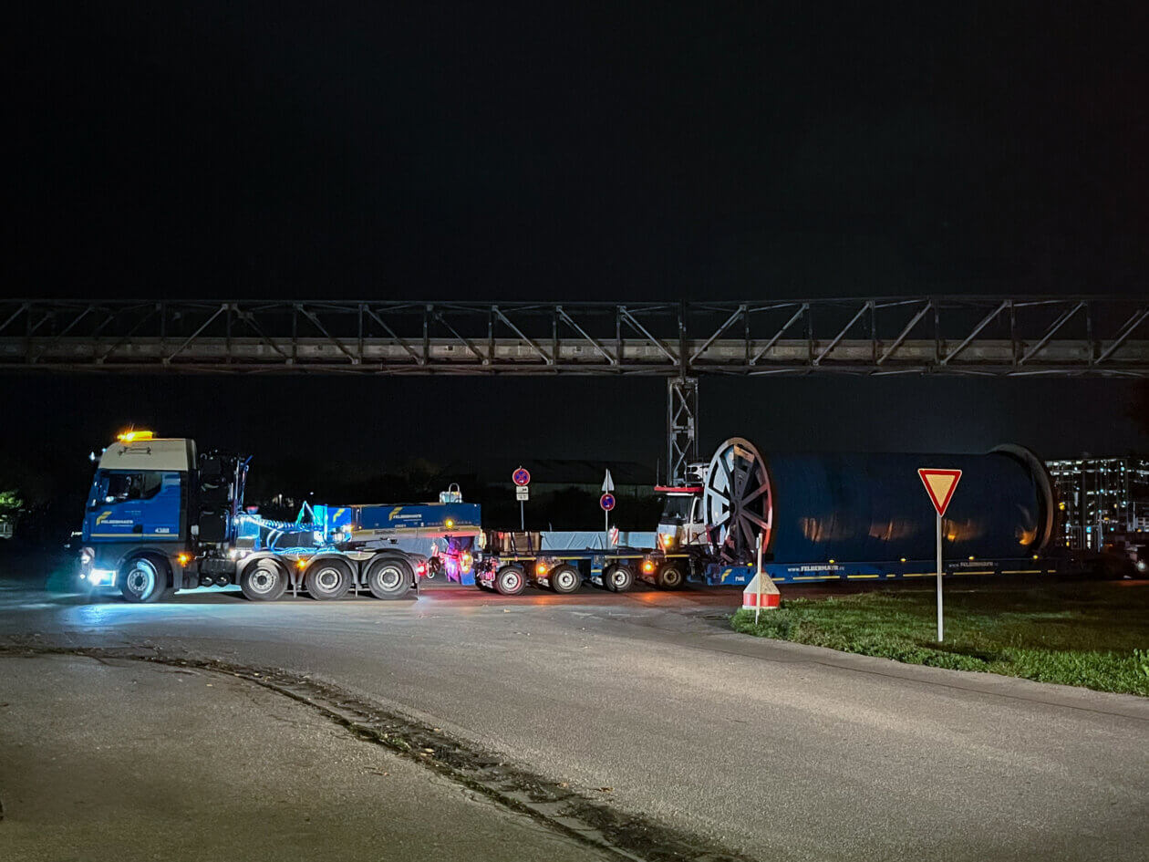 SuedOstLink, Start of night transportation at the Port of Kelheim
