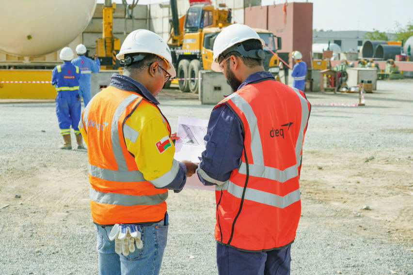 Oman Heavy Lift Project, Trailer loading preparations
