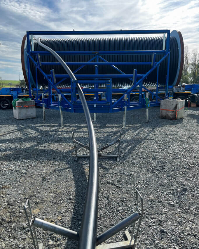 SuedOstLink, Unspooling operations at the destination