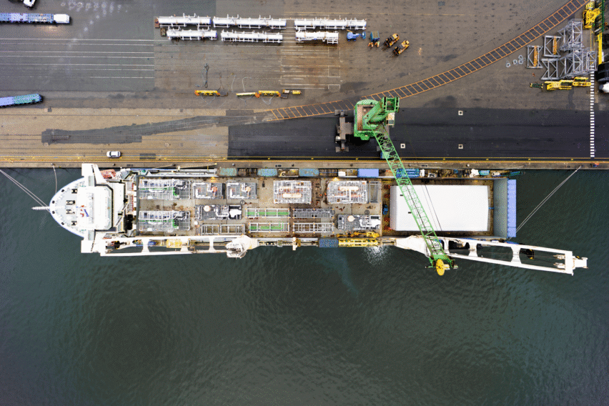 INEOS, Vessel berthing at the Port of Antwerp, Belgium